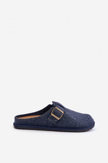 Comfortabele pantoffels voor heren met gespen Inblu SI000019 donkerblauw 2