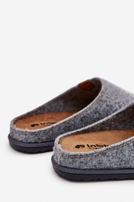 Slippers voor mannen Preventieve inbl SI000001 grijs