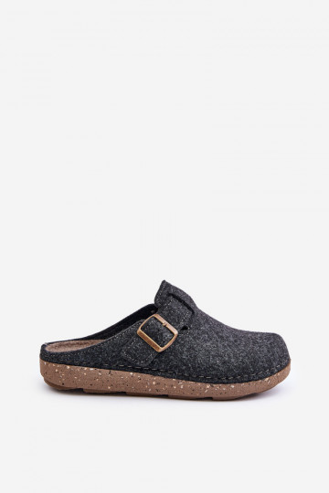 Slippers voor mannen met gespen Slippers Preventieve inbl MT000012 grijs 2