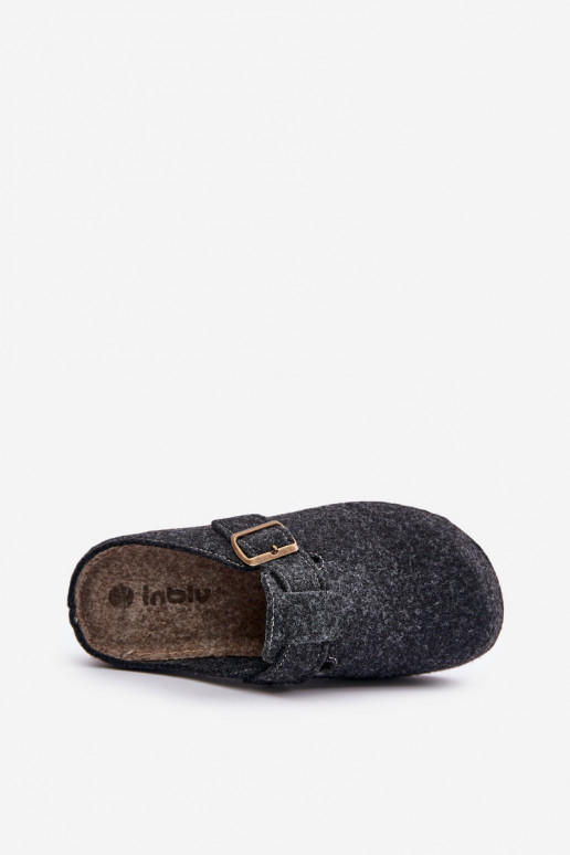Slippers voor mannen met gespen Slippers Preventieve inbl MT000012 grijs