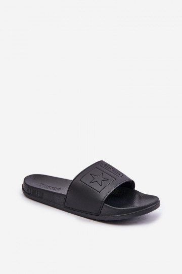 Lichtgewicht herenslippers Z Logo Big Star OO174030 zwart