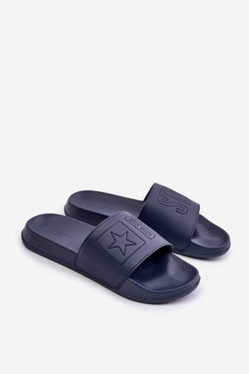 Lichtgewicht herenslippers Big Star OO174031 donkerblauw