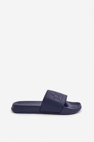 Lichtgewicht herenslippers Big Star OO174031 donkerblauw 2