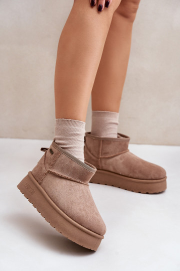 Laag SneeuIn laarzen met platform Big Star OO274A100 beige 2