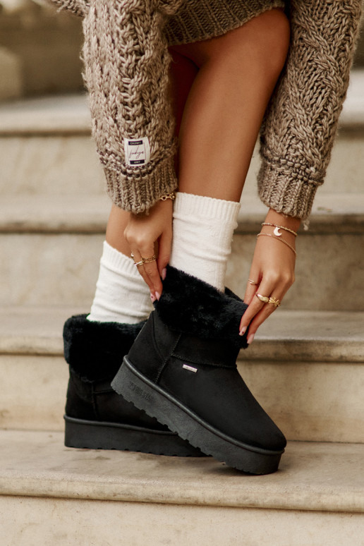 SneeuIn laarzen met platform met bont Big Star OO274A108 zInart SneeuIn laarzen met platform met bont Big Star OO274A108 zInart