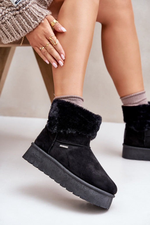 SneeuIn laarzen met platform met bont Big Star OO274A108 zInart SneeuIn laarzen met platform met bont Big Star OO274A108 zInart