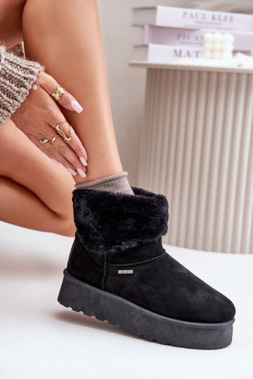 SneeuIn laarzen met platform met bont Big Star OO274A108 zInart SneeuIn laarzen met platform met bont Big Star OO274A108 zInart