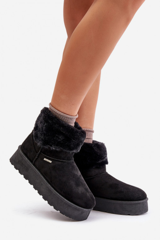 SneeuIn laarzen met platform met bont Big Star OO274A108 zInart SneeuIn laarzen met platform met bont Big Star OO274A108 zInart