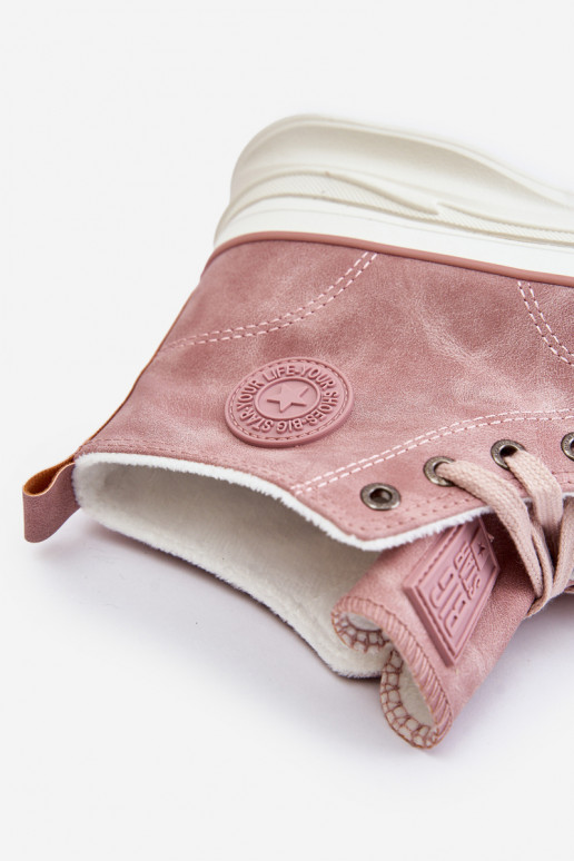 opInarmen Vrijetijdsschoenen met platform Big Star OO274071 roze