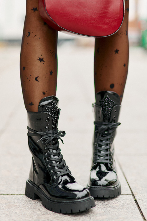 met lakeffect opInarmen Enkellaarsjes voor Inerknemers met ornamenten zInart Kelilea met lakeffect opInarmen Enkellaarsjes voor Inerknemers met ornamenten zInart Kelilea