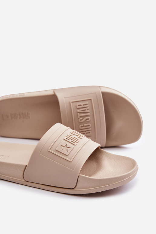 Damesslippers Big Star OO274035 beige