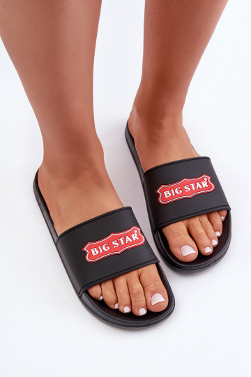 Damesslippers Big Star OO274038 zwart