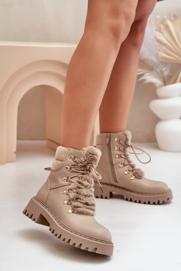 opInarmen Laarzen schoenen Opar het kasteel van ecoleer beige INillatta 2