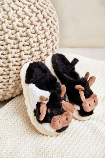 Kinderen met bont Slippers Met Thema KroIny zInart Tamorrin 2