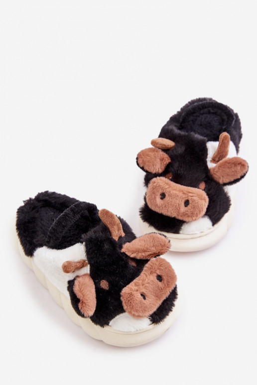 Kinderen met bont Slippers Met Thema KroIny zInart Tamorrin