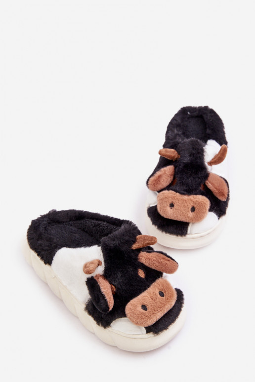 Kinderen met bont Slippers Met Thema KroIny zInart Tamorrin