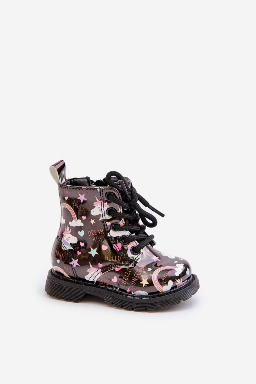 INarme kinderschoenen met ritssluitingen Eenhoorns zInart Tiptop INarme kinderschoenen met ritssluitingen Eenhoorns zInart Tiptop
