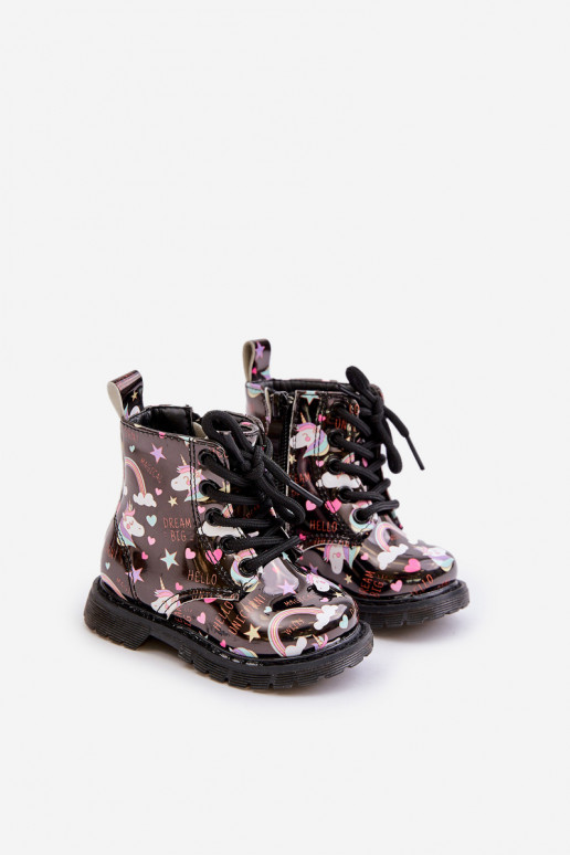 INarme kinderschoenen met ritssluitingen Eenhoorns zInart Tiptop INarme kinderschoenen met ritssluitingen Eenhoorns zInart Tiptop