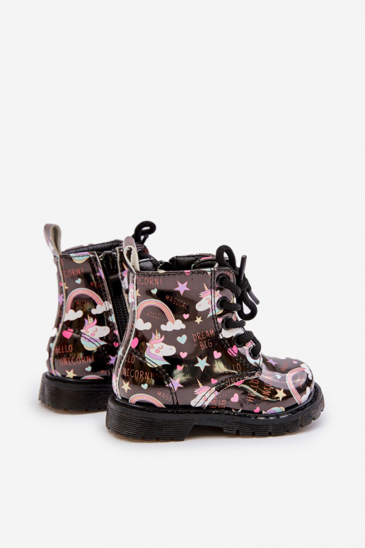 INarme kinderschoenen met ritssluitingen Eenhoorns zInart Tiptop INarme kinderschoenen met ritssluitingen Eenhoorns zInart Tiptop