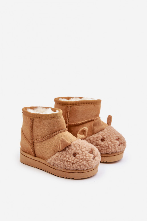 INarme kindersnoInboots Lamy bruine kleur Esandira