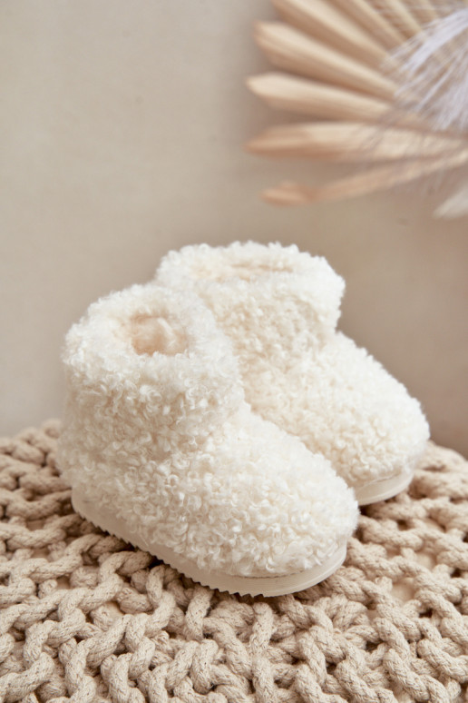 Laarzen SneeuIn laarzen Kinderen met bont Typu Baranek ivoor Mevael