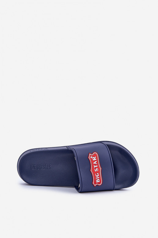 Slippers voor mannen Z Logo Big Star OO174029 donkerblauIn