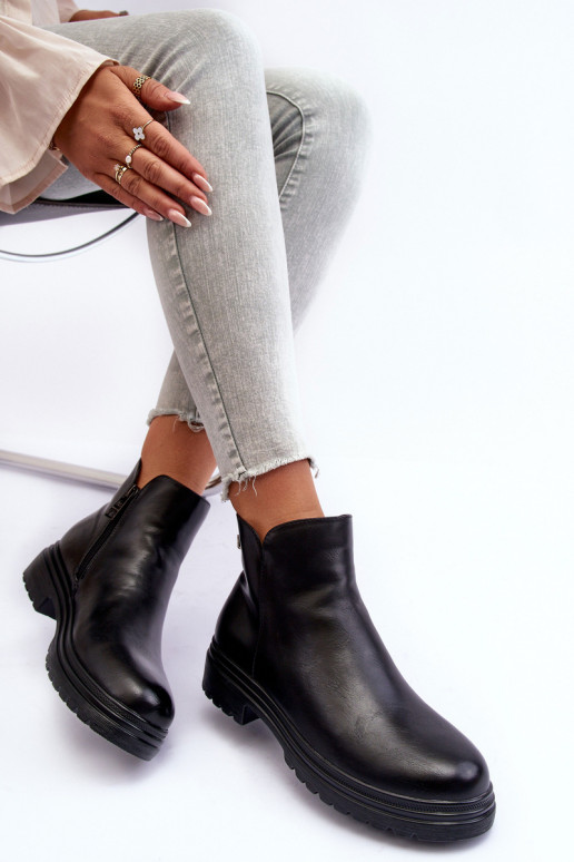 Zwarte laarzen Foteini