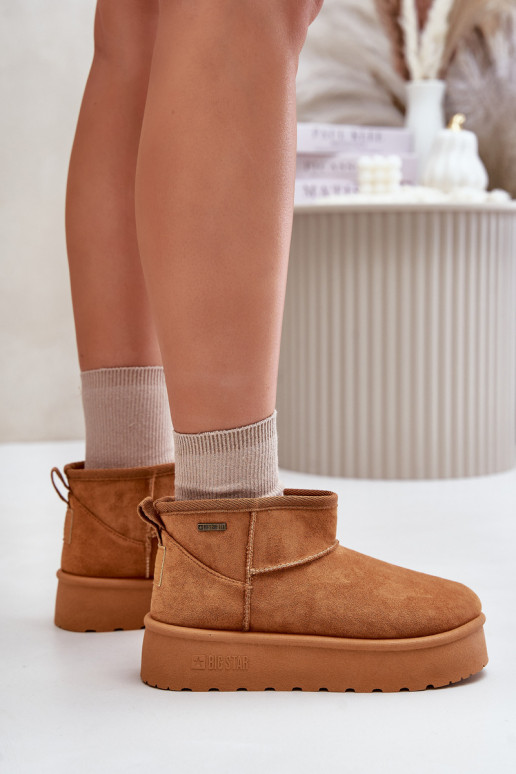 Snowboots met platform Big Star in bruin Snowboots met platform Big Star in bruin