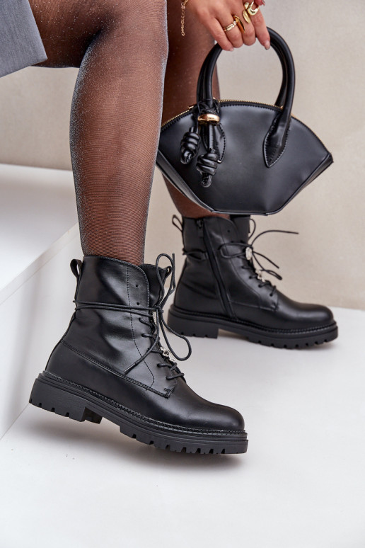 opInarmen Laarzen Z Przypinkami Op SznuroInaniu zInart Irivina opInarmen Laarzen Z Przypinkami Op SznuroInaniu zInart Irivina