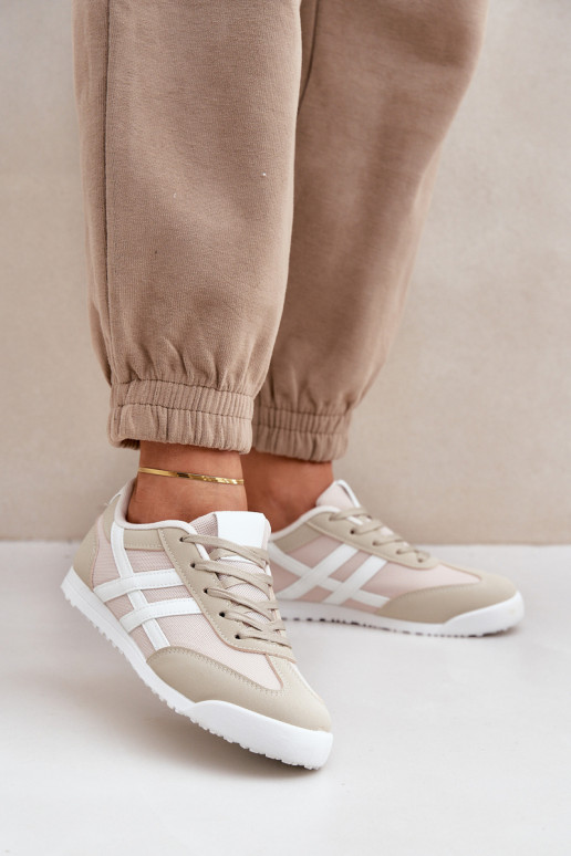 Laag Sneakers Vrijetijdsschoenen beige Eezore