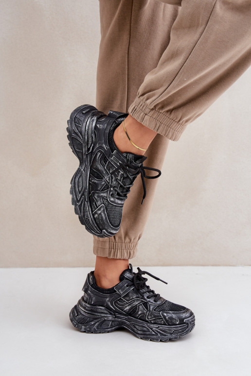 Sneakers model schoenen Dames Z Przetarciami met platform zInart SeladInen