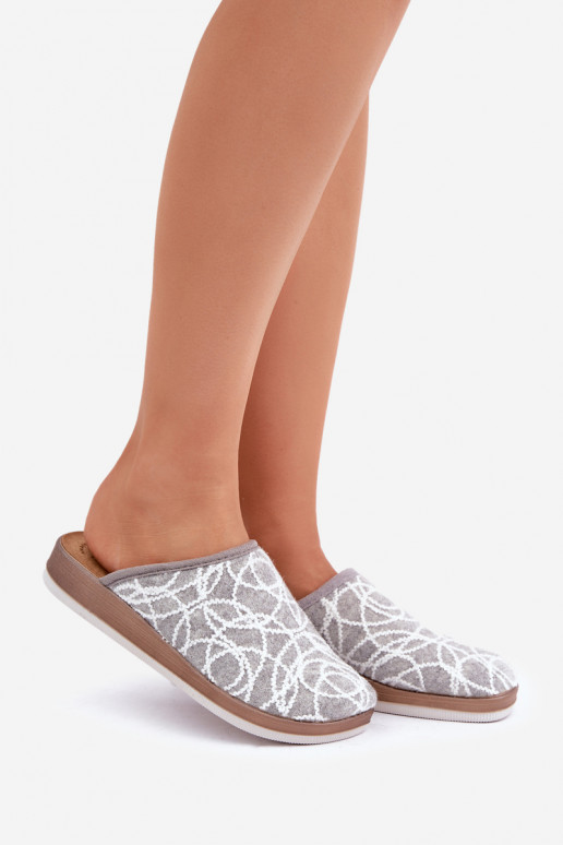 Glitters Slippers Dames Inblu CT000028 grijs