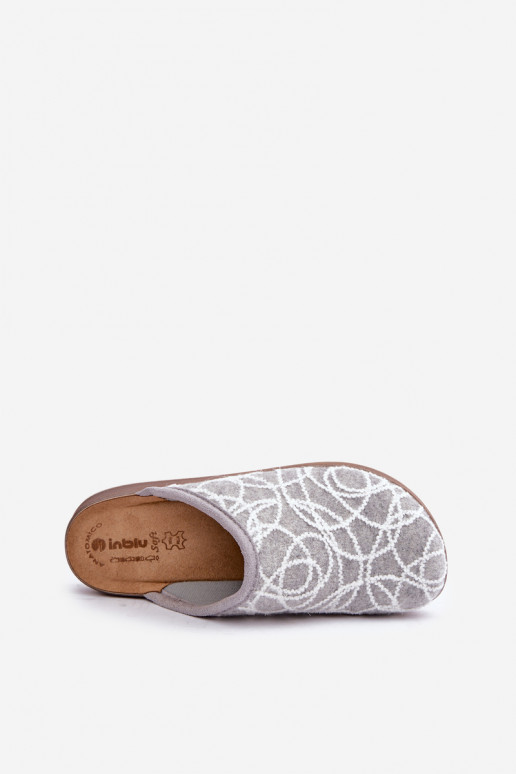 Glitters Slippers Dames Inblu CT000028 grijs