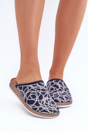 Glitters Slippers Dames Inblu CT000028 donkerblauIn