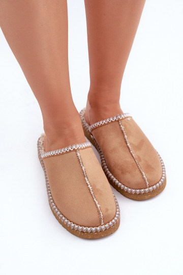 huisslippers Z Haftem Dames Inblu EY000028 bruine kleur 2