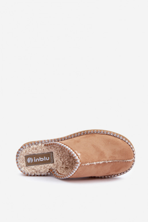 huisslippers Z Haftem Dames Inblu EY000028 bruine kleur