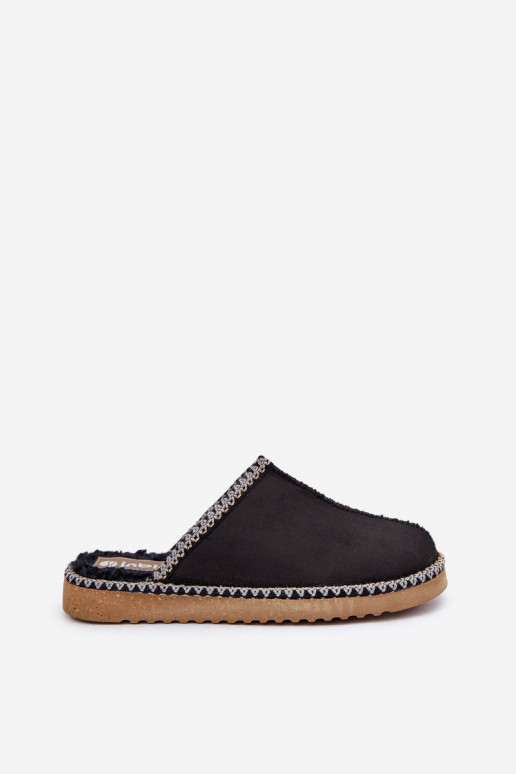 huisslippers Z Haftem Dames Inblu EY000028 zwarte kleur