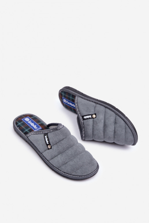 Comfortabel schoenen eigengemaakt voor mannen Slippers Inblu 91000027 grijs Comfortabel schoenen eigengemaakt voor mannen Slippers Inblu 91000027 grijs