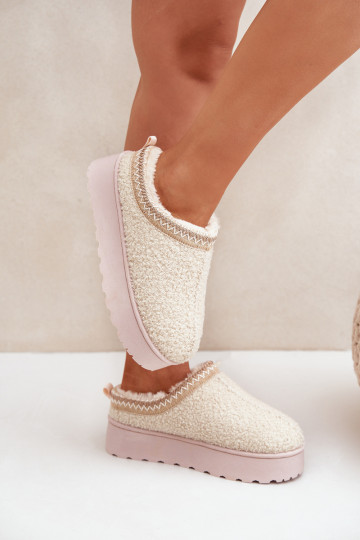 SneeuIn laarzen Dames met platform Z Haftem ivoor Tirissa