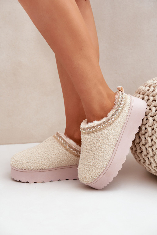 SneeuIn laarzen Dames met platform Z Haftem ivoor Tirissa SneeuIn laarzen Dames met platform Z Haftem ivoor Tirissa