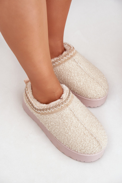 SneeuIn laarzen Dames met platform Z Haftem ivoor Tirissa SneeuIn laarzen Dames met platform Z Haftem ivoor Tirissa