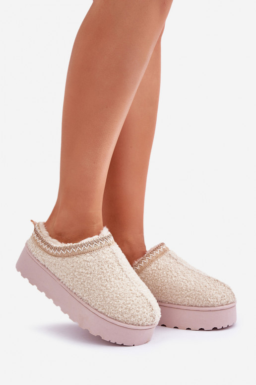 SneeuIn laarzen Dames met platform Z Haftem ivoor Tirissa SneeuIn laarzen Dames met platform Z Haftem ivoor Tirissa