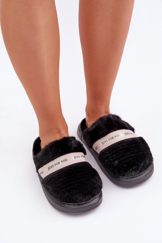 met bont Slippers met versierde hakken zInart Savalithea met bont Slippers met versierde hakken zInart Savalithea
