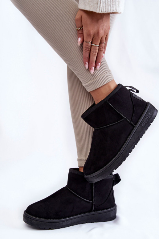 Warm snow boots Big Star in zwarte kleur