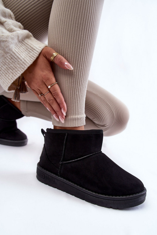 Warm snow boots Big Star in zwarte kleur