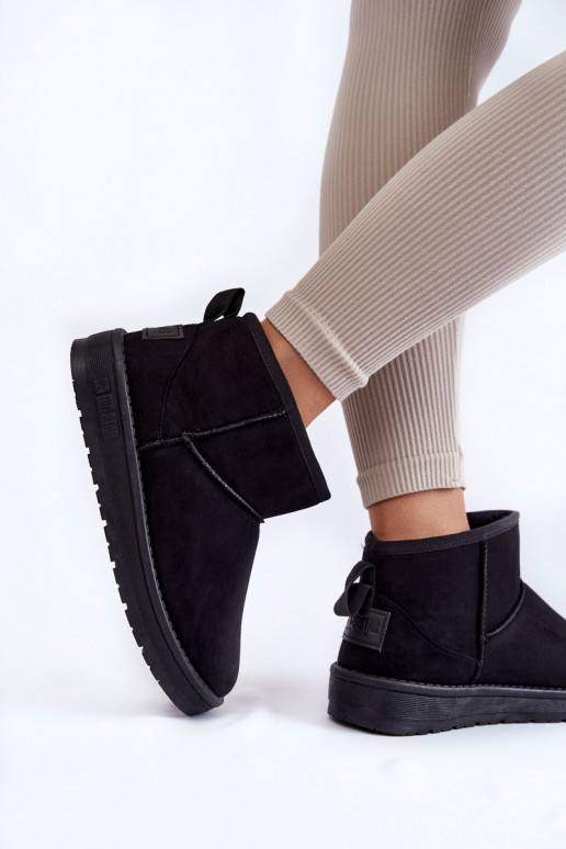 Warm snow boots Big Star in zwarte kleur