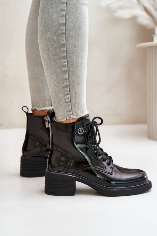 Leren laklaarzen met voering D&A in... Leren laklaarzen met voering D&A in...