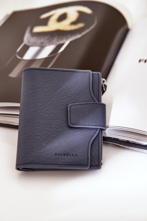 Dames portemonnee Eko Leer donkerblauIn Jezorea Dames portemonnee Eko Leer donkerblauIn Jezorea