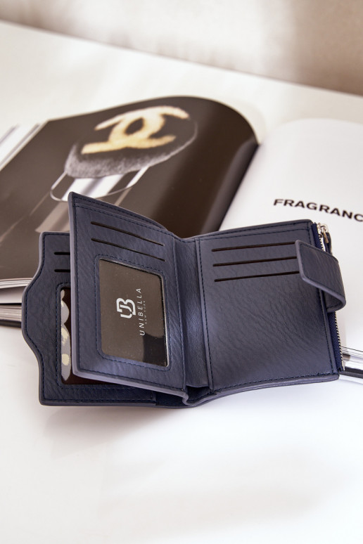 Dames portemonnee Eko Leer donkerblauIn Jezorea Dames portemonnee Eko Leer donkerblauIn Jezorea