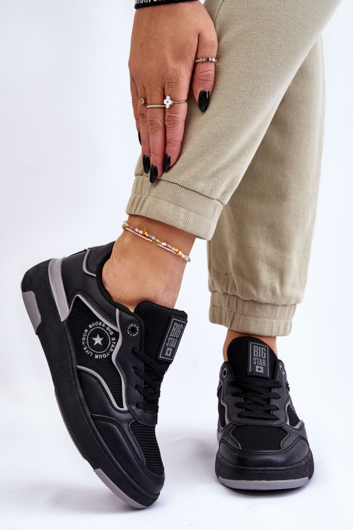 Dames Sportieve stijl schoenen Big Star LL274443 ZInart en-grijs